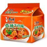 Kang Shi Fu Instant Noodle - Hot Beef (5x104g)