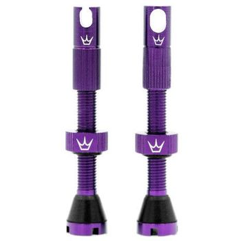 Peaty's X Chris King Mk2 Tubeless Valves 42mm Violet