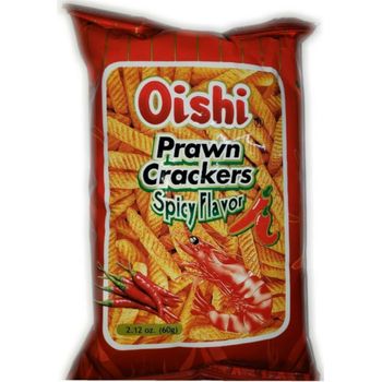 Oishi Prawn Crackers Spicy Flavor 60g