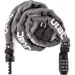Eulac Bicycle Wire Lock ULAC 52nd Street Monochain Lock 52ND STREET Gray A800C-120