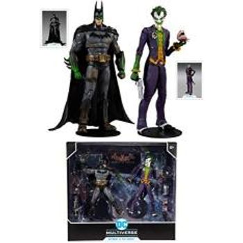 McFarlane Dc Multiverse Batman Arkham Asylum Batman And Joker variant 7 Inches Inch Action twin pack