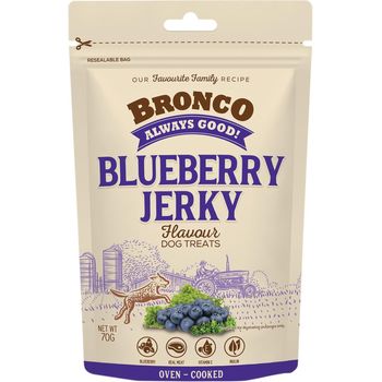 Bronco Dog Jerky Blueberry 70g