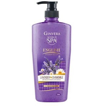 Ginvera World Spa English Shower Scrub Lavender And Chamomile 750ml