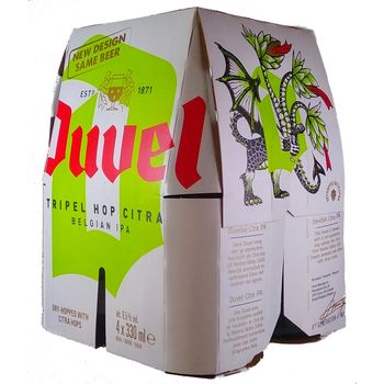 Duvel Tripel Hop Citra Belgian Ipa 4 Pack 4 X 330ml