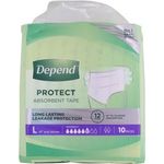 Depend Protect Absorbent Tape L 10pcs