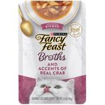 Purina Fancy Feast Broths Lickable Seafood Bisque and Accents of Real Crab 40g