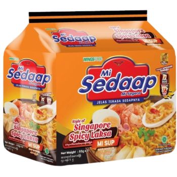 Mi Sedaap Sg Spicy Laksa 5 x 83g