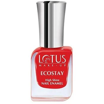 Lotus Makeup Ecostay Nail Enamel Hot Crimson 10ml