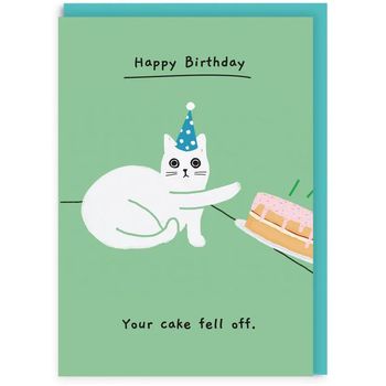Ohh Deer Your Cake Fell Off Greeting Card
