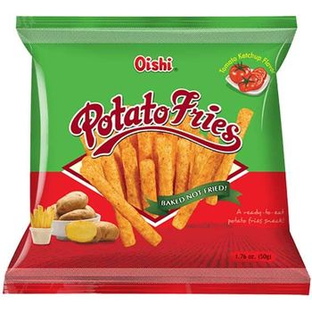 Oishi Potato Fries Tomato Ketchup Flavor 50g