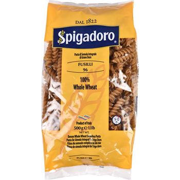 Spigadoro Fussili 96 Whole Wheat Pasta Pouch 500g