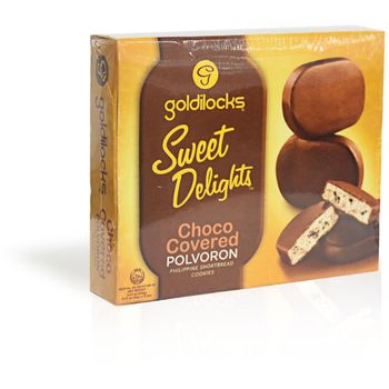 Goldilocks Sweet Delights Choco Covered Cookies n' Cream Polvoron (12x20g)