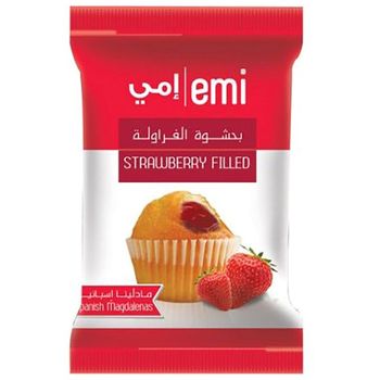 Emi Strawberry Filled Cupcake, 40g