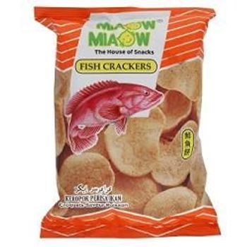 Miaow Miaow Crackers 50g X 6 Packs 628mart Fish Flavoured