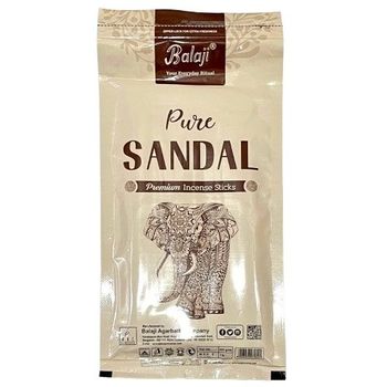 Balaji Pure Sandal Incense Sticks Zipper 100g