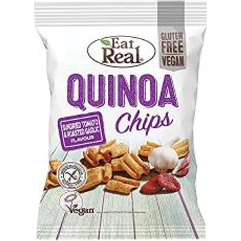 Eat Real Quinoa Chips Sundried Tomato Roasted Garlic 80g
