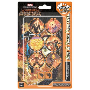 Wizkids Marvel HeroClix Wheels of Vengeance Dice And Token Pack