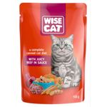 Carpathian Wise Cat Wet Cat Food with Beef in Sauce 100g
