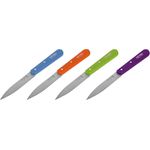 Opinel 112 Assorted Sweet Pop Colors Paring Kitchen Knives Set Of 4