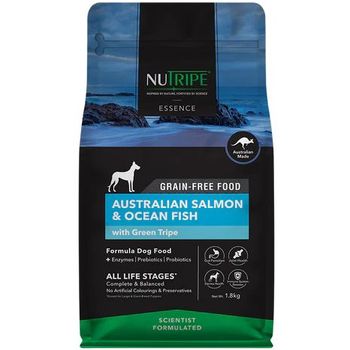 Nutripe Dog Essence Australian Salmon and Ocean Fish with Green Tripe 1.8kg