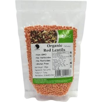 Lohas Organic Red Lentils 250g