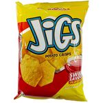 Jack 'n Jill Jigs Potato Crisp Sweet Savour Flavour 65g