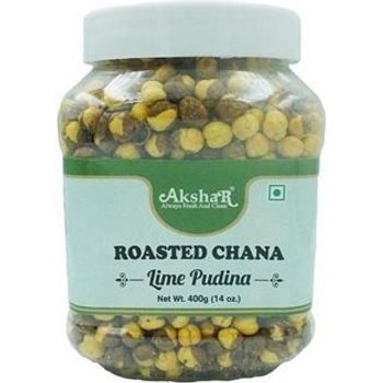 Akshar Roasted Chana Lime Pudina 400g