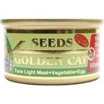 Seeds Golden Cat Canned Food Tuna Light Meat Vegetables And Egg 80g