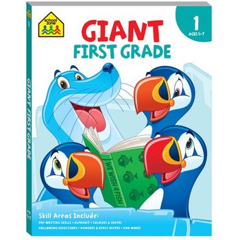 School Zone Giant Workbook First Grade