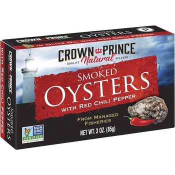 Crown Prince - Oysters, Smoked Oyster with Red Chilli Peppers (2 x 3oz)