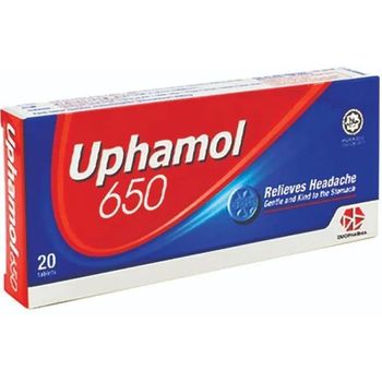 Uphamol 650mg 10 Tablets (1 Strip)