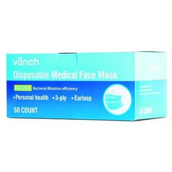 Vanch Medical Face Mask BFE95 3 Layer Pack of 50