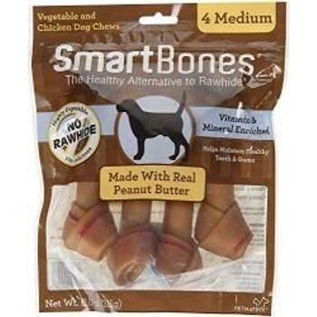 SmartBones Peanut Butter Medium 4pc