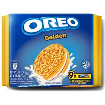 Oreo Vanilla Cream Sandwich Cookies 256.5g