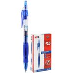 M&G Retractable Gel Pen 0.7mm Blue