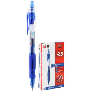 M&G Retractable Gel Pen 0.7mm Blue