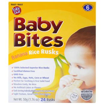 Take One Baby Bites Banana Baby Rusks 50g