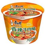 Chef Kang Kangshifu Instant Cup Noodle Soup Braised Noodles Bowl 108g X12 Packs Hot Spicy Beef