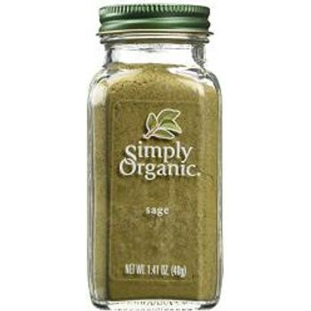 Simply Organic Btl Sage Grnd Org 40g