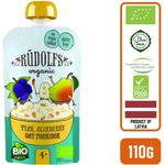 Rudolfs Oatmeal Pear-Blackberry Dairy-Free Porridge 110g