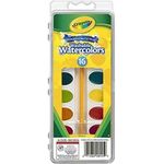 Crayola Washable Watercolors 16 Colors Pkg 53-0555 3-Pack