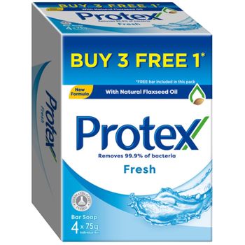 Protex Bar Soap Fresh 4 x 75g