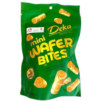 Deka Peanut Butter Wafer Rolls 80g