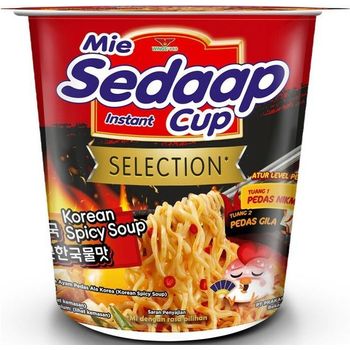 Mi Sedaap Instant Cup Korean Spicy Soup 75g