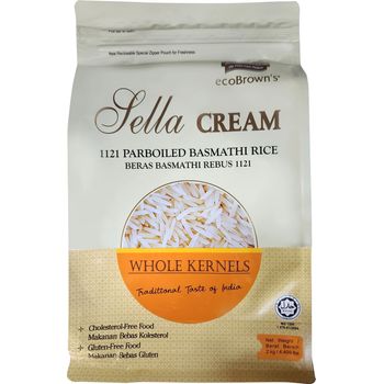 EcoBrown's Premium Basmathi Rice Sella Cream 2kg