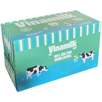 Vinamilk Sterilized Fresh Milk No Sugar 48pcs x 200ml