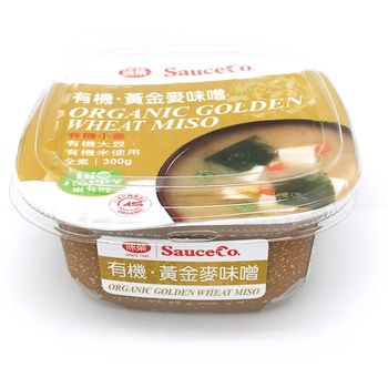 SauceCo Organic Golden Wheat Miso 300g