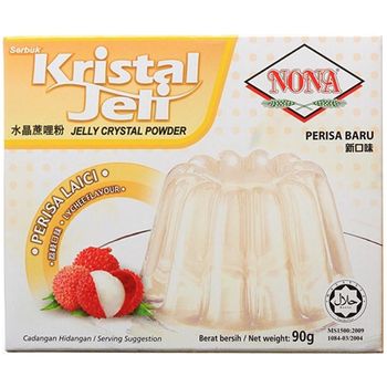 Nona Serbuk Kristal Jeli Lychee Flavour 90g