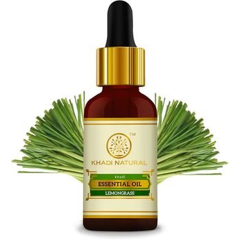 Khadi Natural Essential Oil Lemongrass 15ml