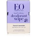 EO Deodorant Lavender Wipes 6 Count